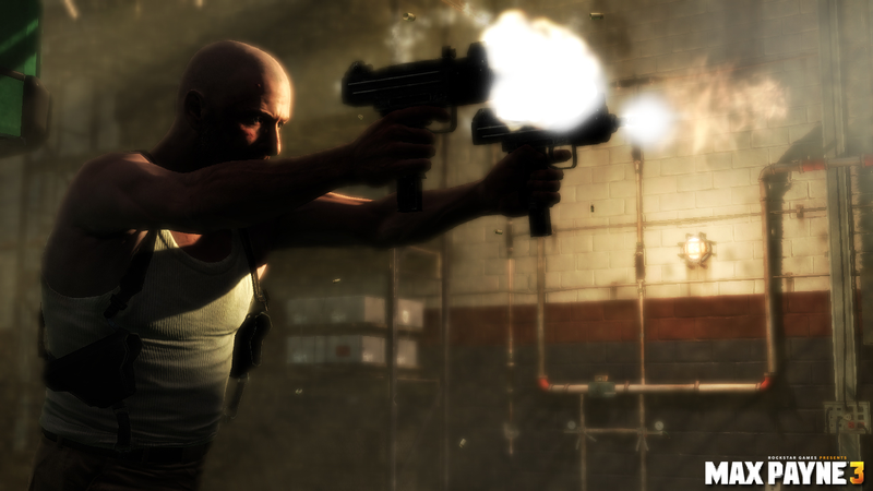 Illustration for article titled Max Payne 3 Screens Show Two Guns are Better Than None